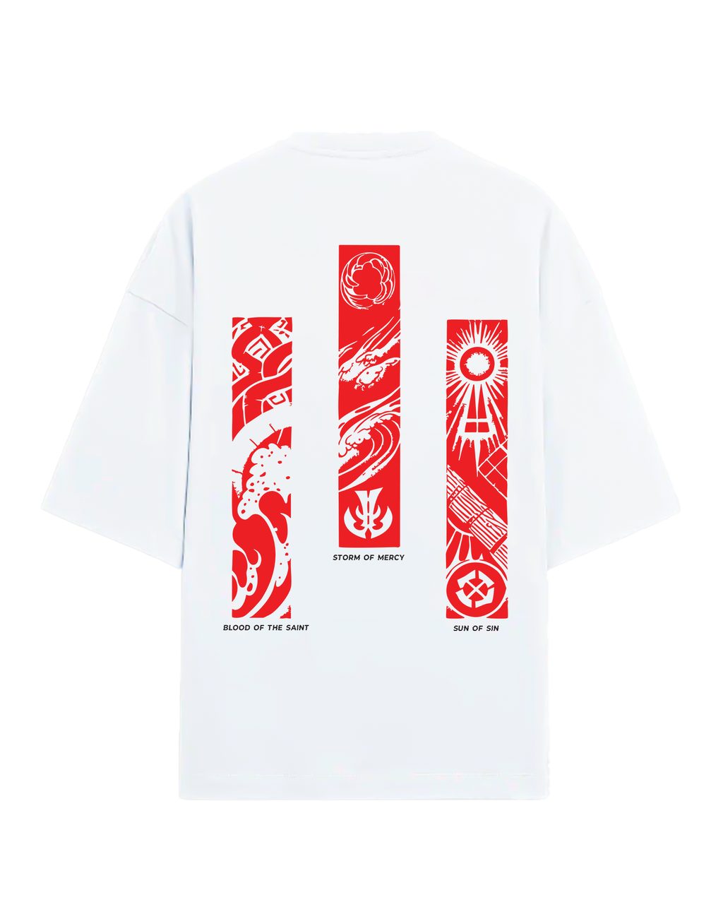 Blood of the Saint – Red Pillar Graphic Unisex Tee