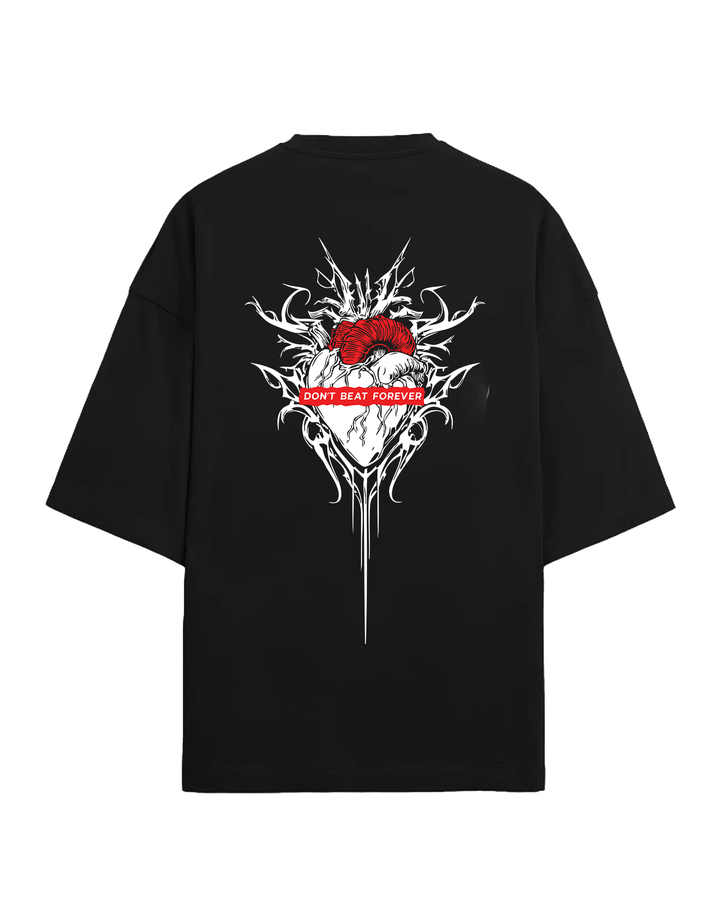 FAITH EATER – Heart Artwork Unisex Oversized Tee