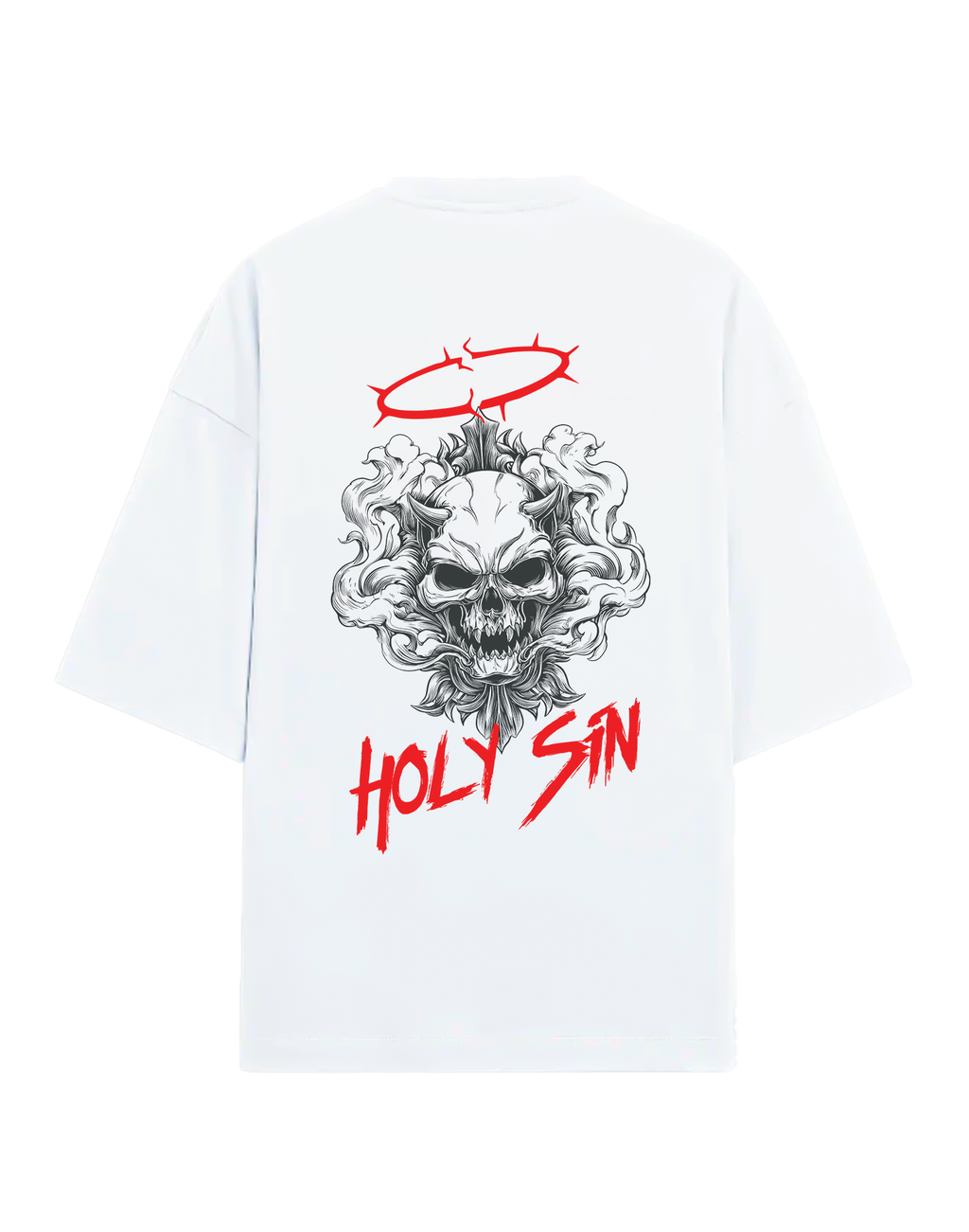 HOLY SIN – Dark Aesthetic Oversized Unisex Tee