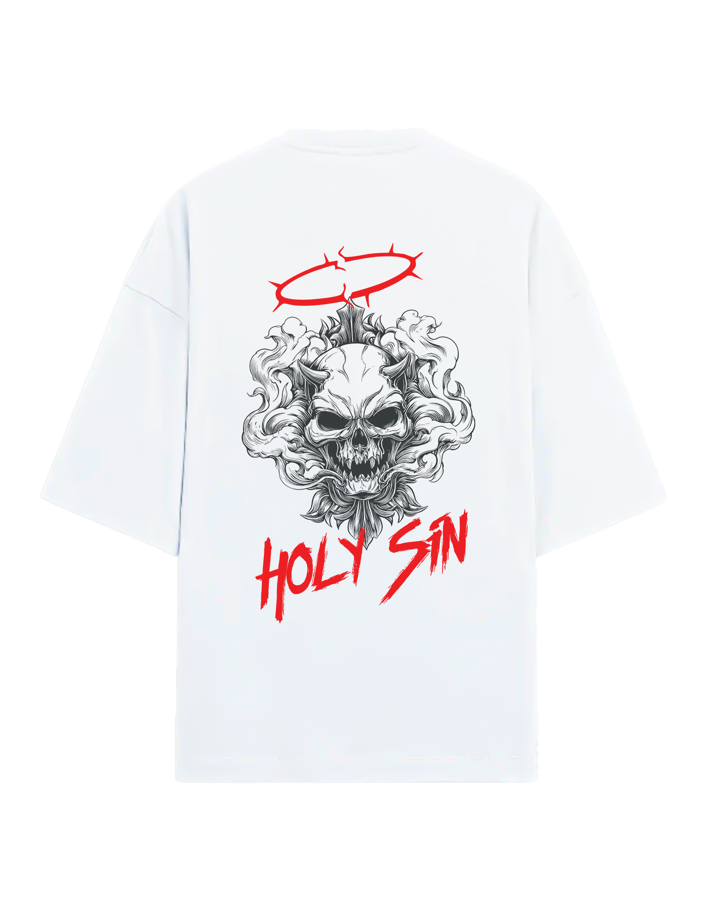 HOLY SIN – Dark Aesthetic Oversized Unisex Tee