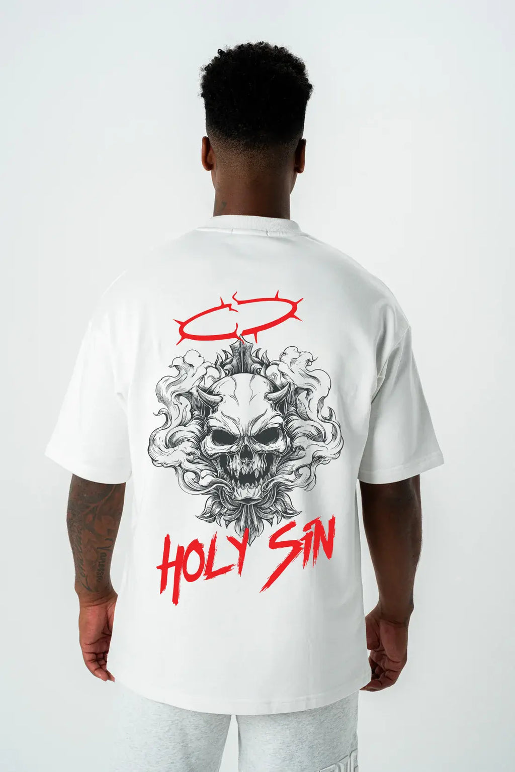 HOLY SIN – Dark Aesthetic Oversized Unisex Tee